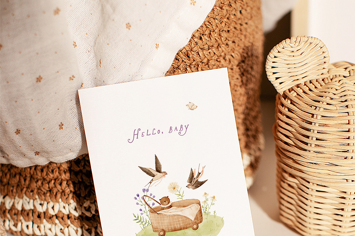 Charming meadow - woodland clipart, a Decorative Illustration by polikarpovaart (Photo 11 of 30)