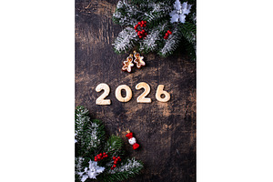 Festive New Year's cookies in the, a Holiday Photo by Yulia Furman