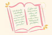Aprils Pudding Sweet Handwritten, a Script Font by stylishtype.co (Thumbnail 14 of 20)