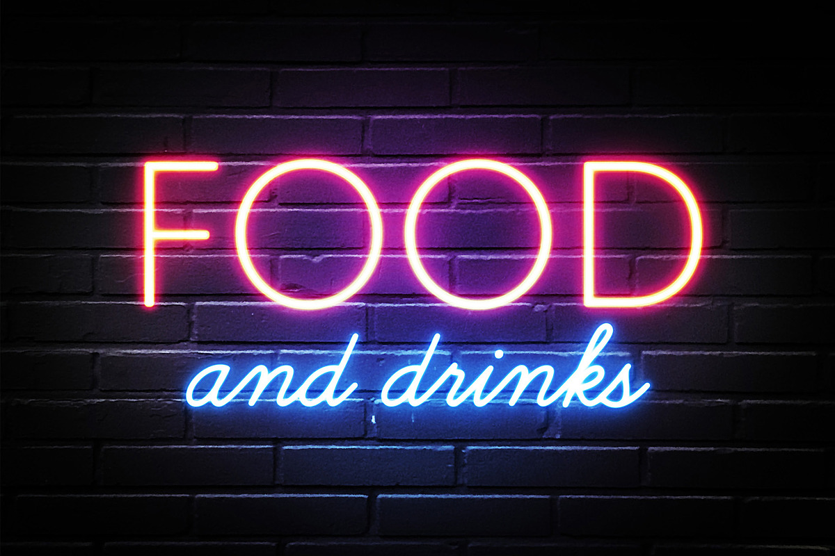 Realistic NEON effect, a Mockup by Twin Design (Photo 4 of 5)