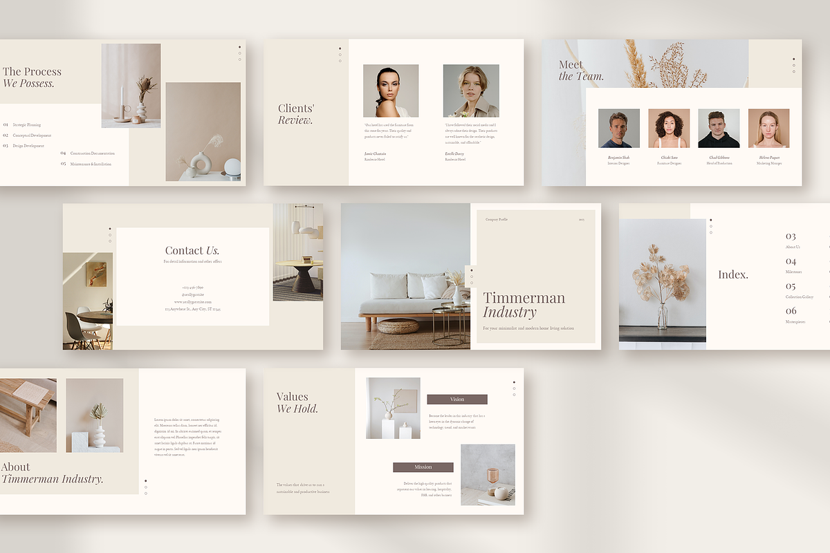 Furniture Company Presentation, a Presentation Template by peterdraw (Photo 6 of 8)