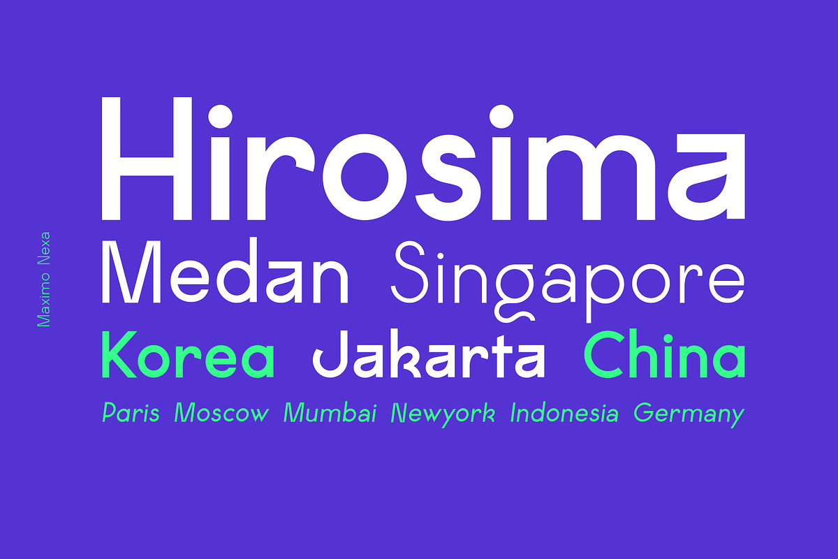 Maximo Nexa, a Sans Serif Font by Kaligra.co (Photo 15 of 15)