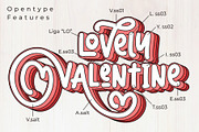 Lovely Valentine Display Font, a Handwritten Font by Ink & Pixel Dreams (Thumbnail 8 of 10)