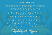 Ellegrin Script, a Script Font by Madjack.font (Thumbnail 8 of 10)