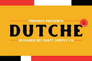 Dutche Blur, a Serif Font by Craft Supply Co. (Thumbnail 1 of 8)