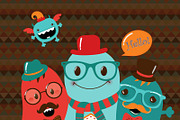 Collection of Greeting Cards, a Card Template by Olya Creative (Thumbnail 2 of 4)