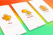 Autumn | 16 Thin Line Icons Set, an Outline Icon by Alex Blogoodf (Thumbnail 2 of 9)