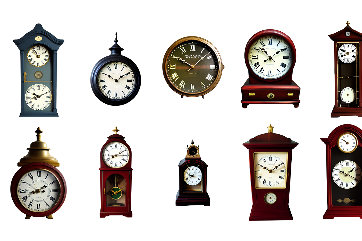 Vintage Clock Premium PNG Clipart, a Graphic by Graphicspixel (Photo 5 of 5)