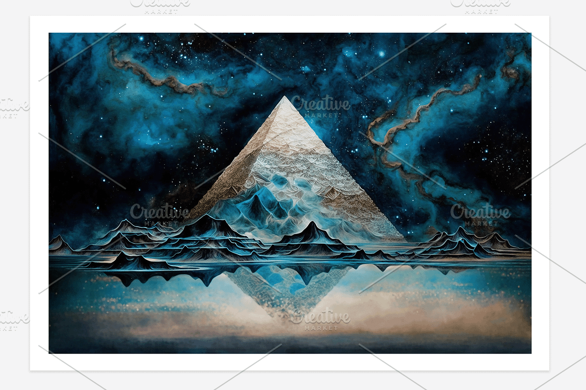 Piwa Collection · The Pyramid, a Decorative Illustration by milatovar (Photo 6 of 17)