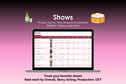 Asian Drama Tracker - Google Sheets, an App Template by Ardent Workshop (Thumbnail 2 of 8)