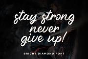 Bright Diamond - Handwritten Font, a Script Font by zeenesia (Thumbnail 7 of 16)