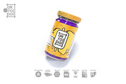 Jar Mock Up, a Cups & Container Mockup by akropol (Thumbnail 6 of 7)