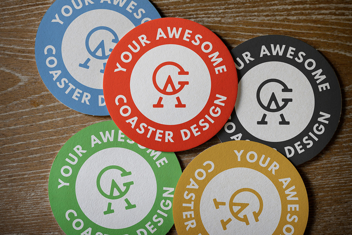 Round Coaster Mockup Pack, a Product Mockup by Jacob Waites (Photo 2 of 6)