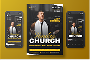 Sunday Church Flyer Set, a Flyer Template by Annora Studio (Thumbnail 2 of 6)