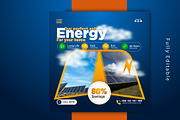Clean Energy Social Media Post, a Graphic by Sashamim22 (Thumbnail 2 of 3)