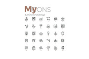 My Icons, an Outline Icon by Andrew Kras Design (Thumbnail 33 of 38)