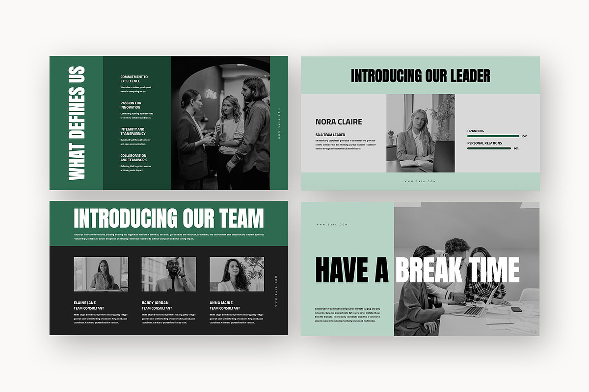 Saia : Project Pitch Google Slides, a Presentation Template by Punkl Camp (Photo 6 of 16)