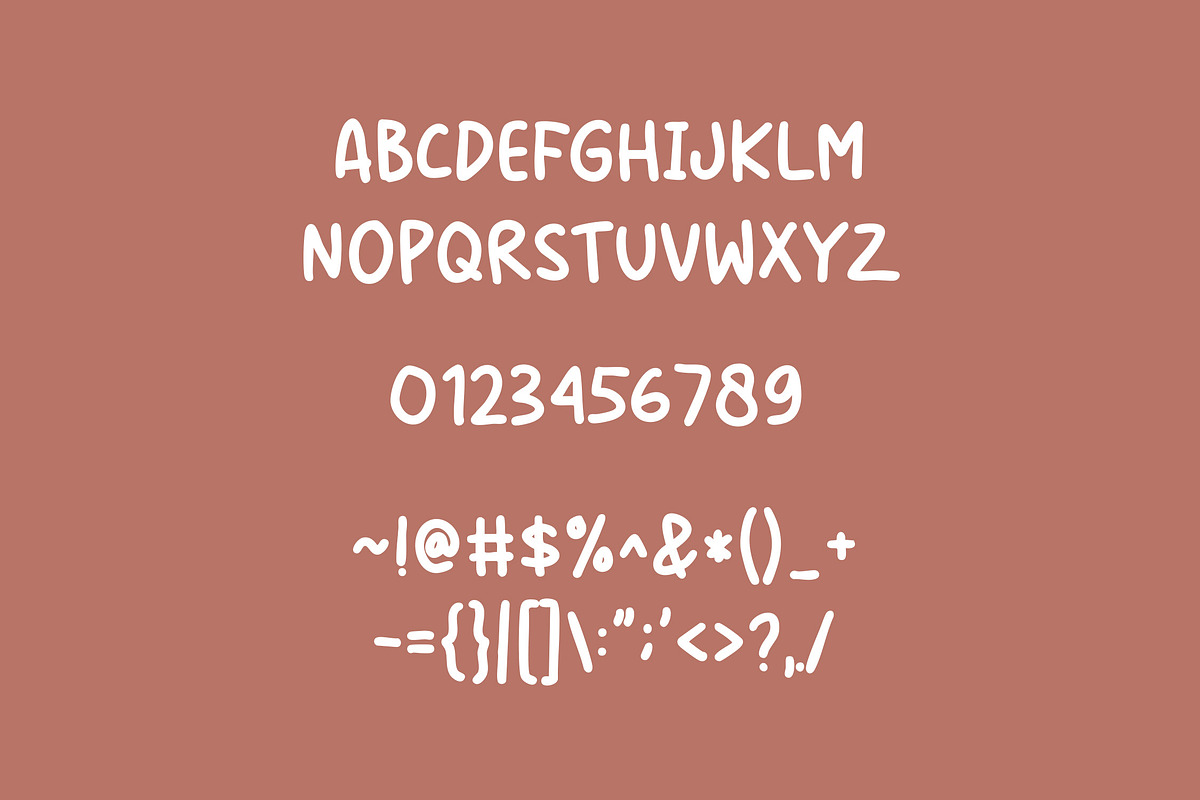 Brownie Playful Handwritten Font, a Handwritten Font by NTC Graphic (Photo 4 of 5)