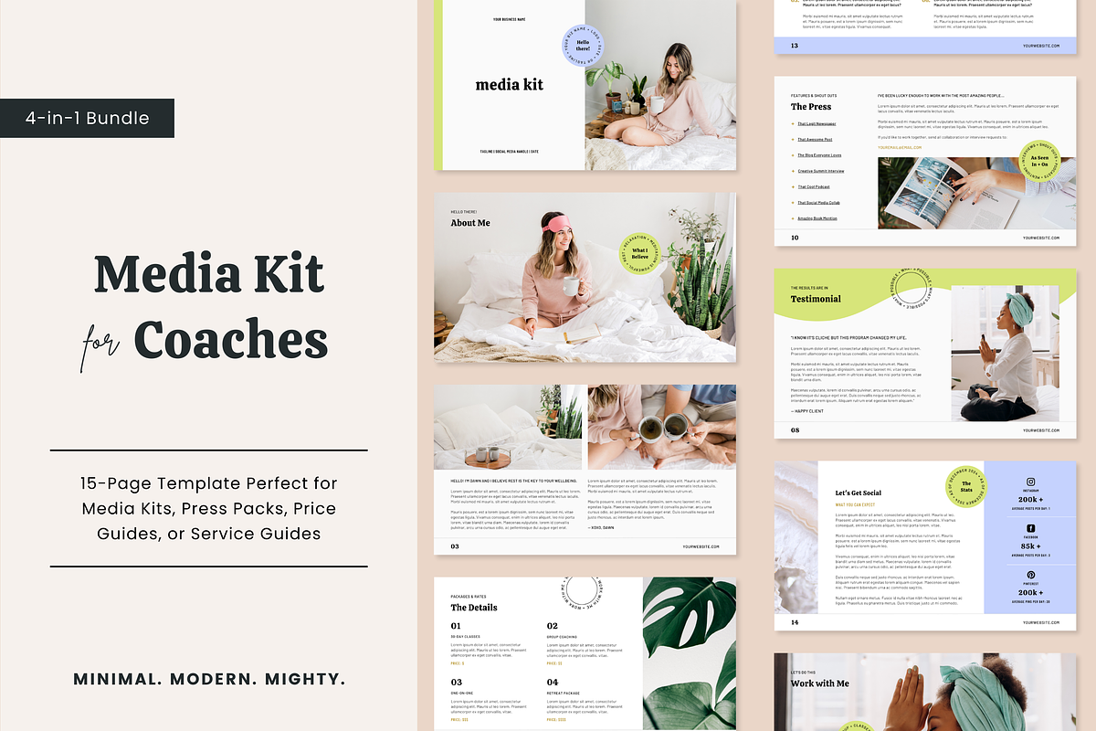 4-in-1 Wellbeing Bundle for Canva, a Templates & Theme by Erin Cassidy (Photo 19 of 29)