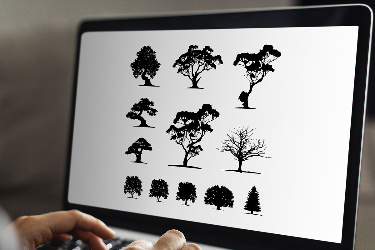 Set of Tree Silhouette illustration, an Object Graphic by Lucky Creative (Photo 4 of 4)