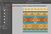 Boho Southwest Seamless Patterns, an Animal Illustration by The Gypsy Goddess (Thumbnail 6 of 9)
