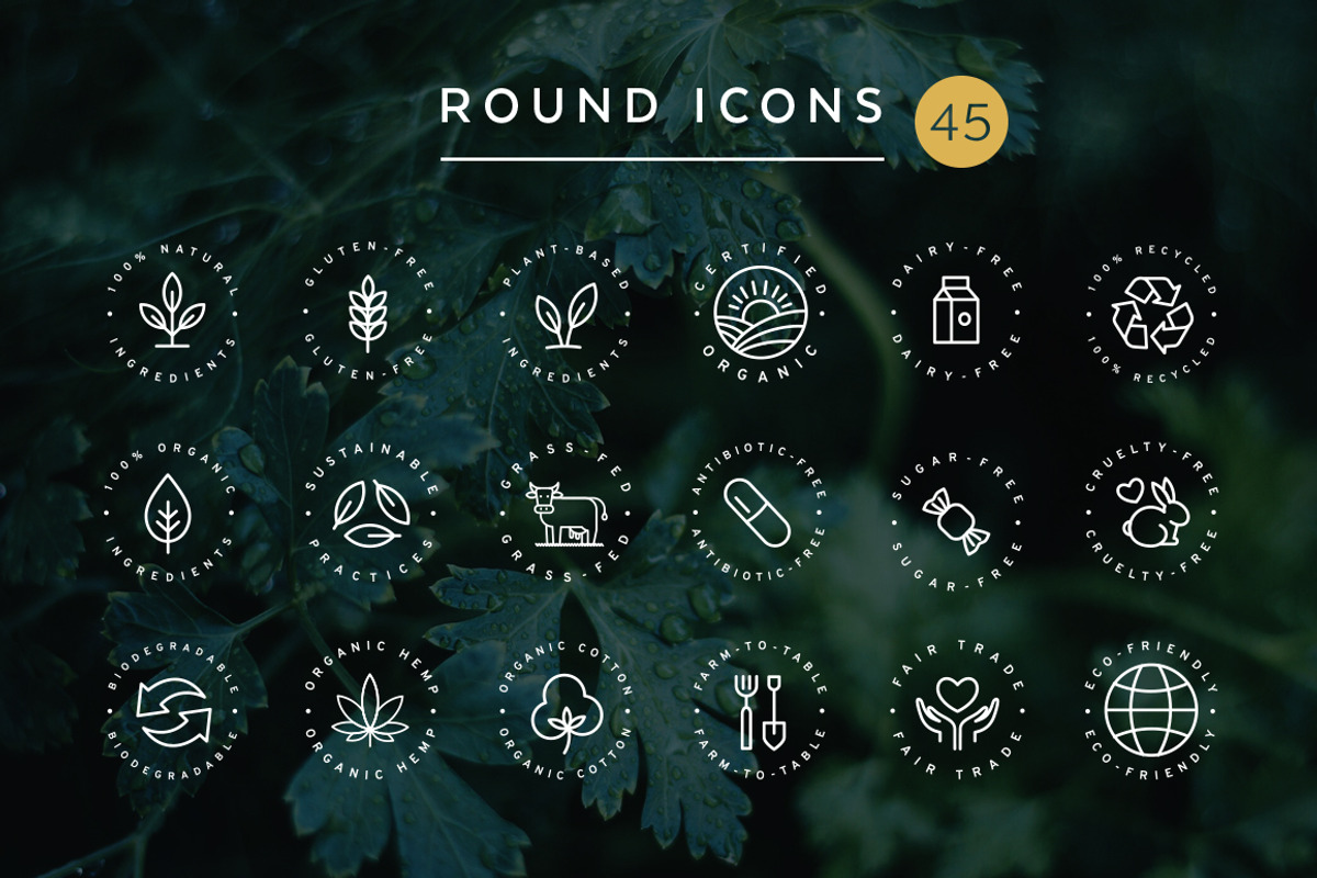 Eco-Friendly Logo & Icon Bundle, an Animal Illustration by S K Y B O X (Photo 7 of 10)