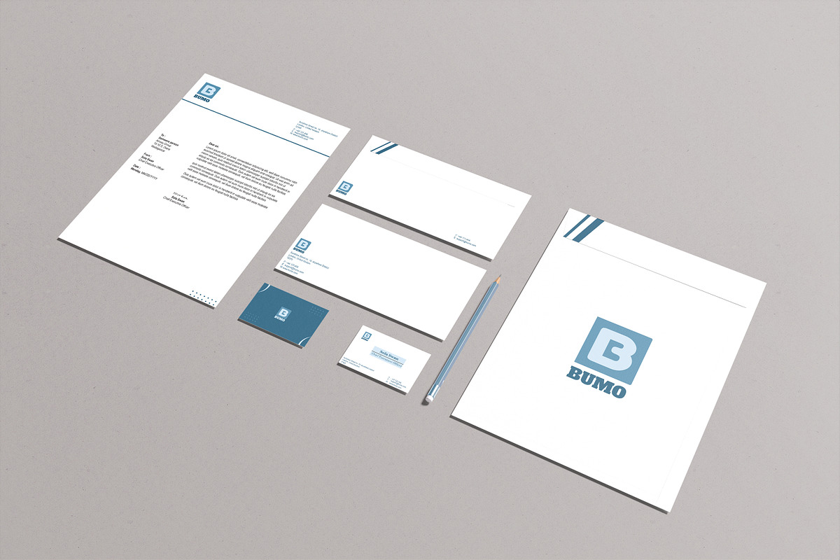 Stationery Mockup, a Print Template by rahmatmoscae (Photo 4 of 8)
