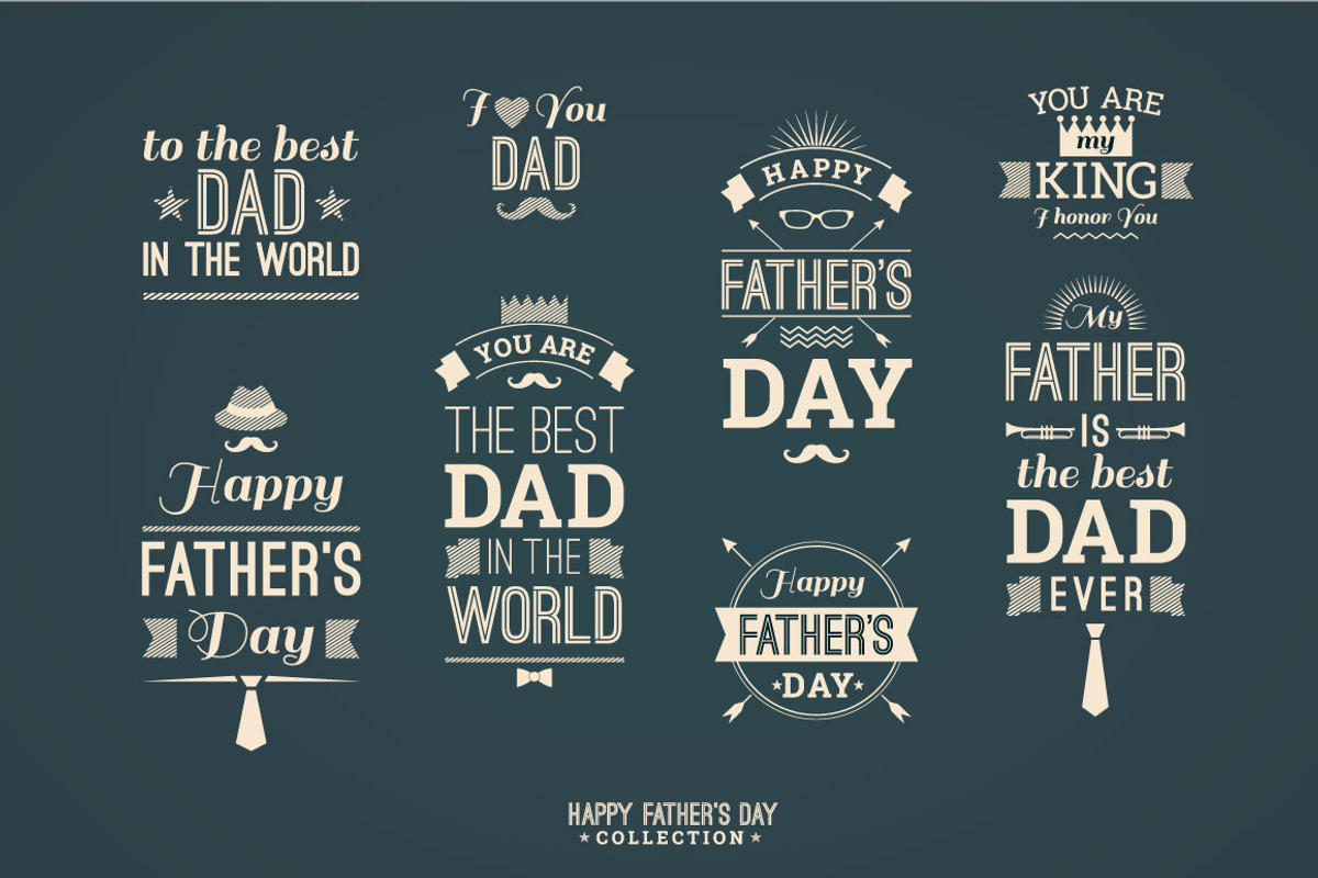 12 greeting cards for Father's Day, a Card Template by Nadia Grapes (Photo 4 of 4)
