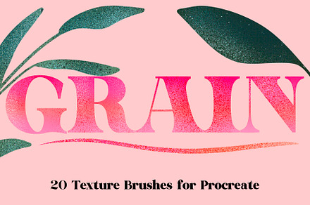 Grainy Procreate Texture Brushes