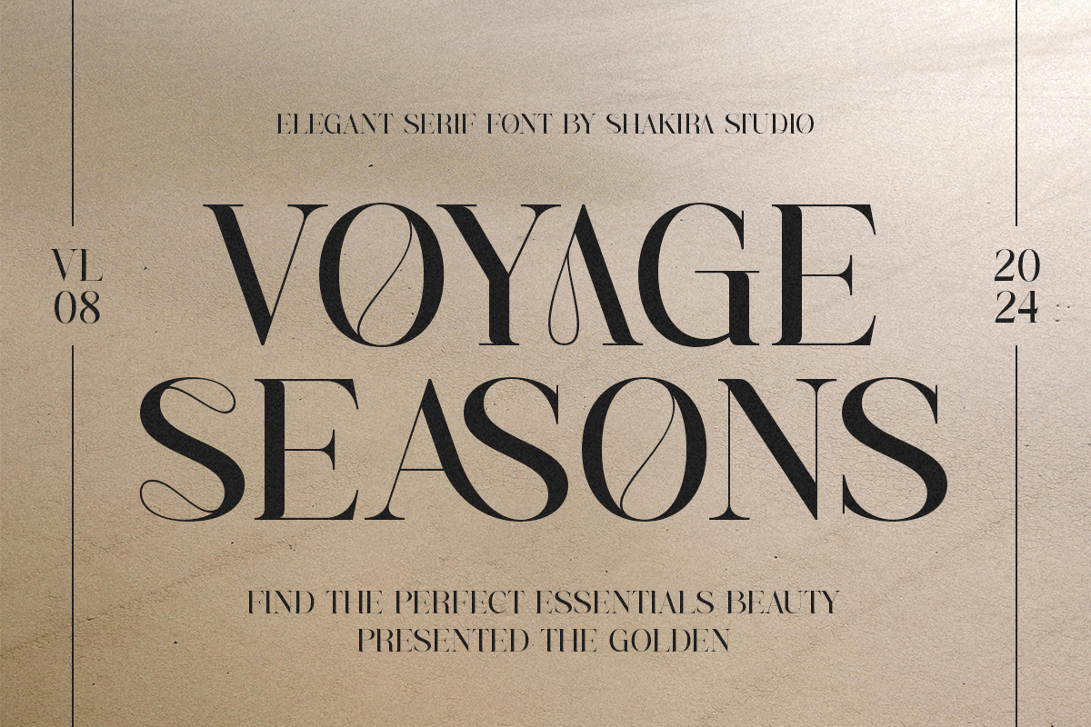 Prestige Edition - Elegant Typeface, a Serif Font by Shakira Studio (Photo 4 of 10)