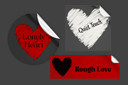“Textured Heart Clip Art Collection, an Object Graphic by StudioLapis (Thumbnail 3 of 7)