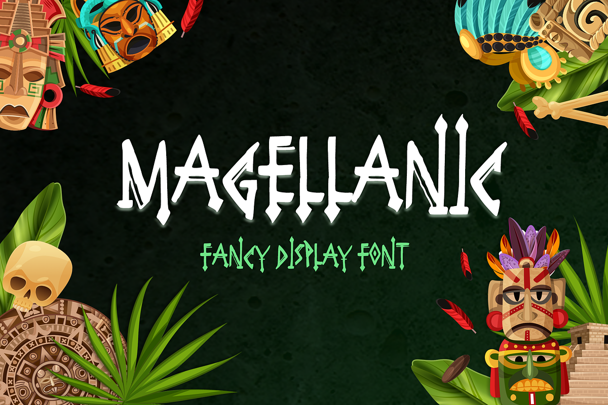 Magellanic Display Font, a Sans Serif Font by Haws.std (Photo 1 of 6)