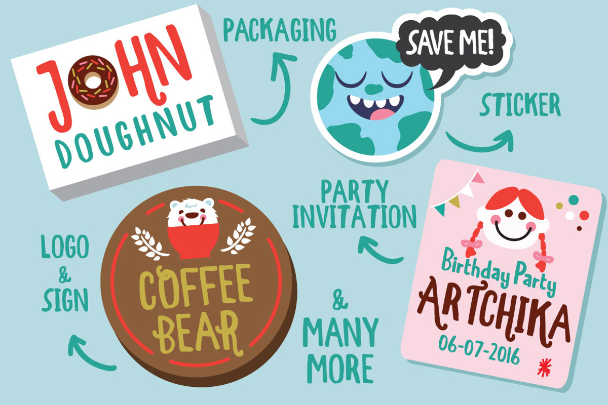 Toonish Typeface + Bonus (20%off) preview 3