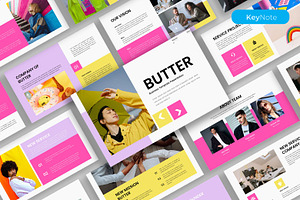 Butter –Business Keynote Template, a Presentation Template by kreatifreya