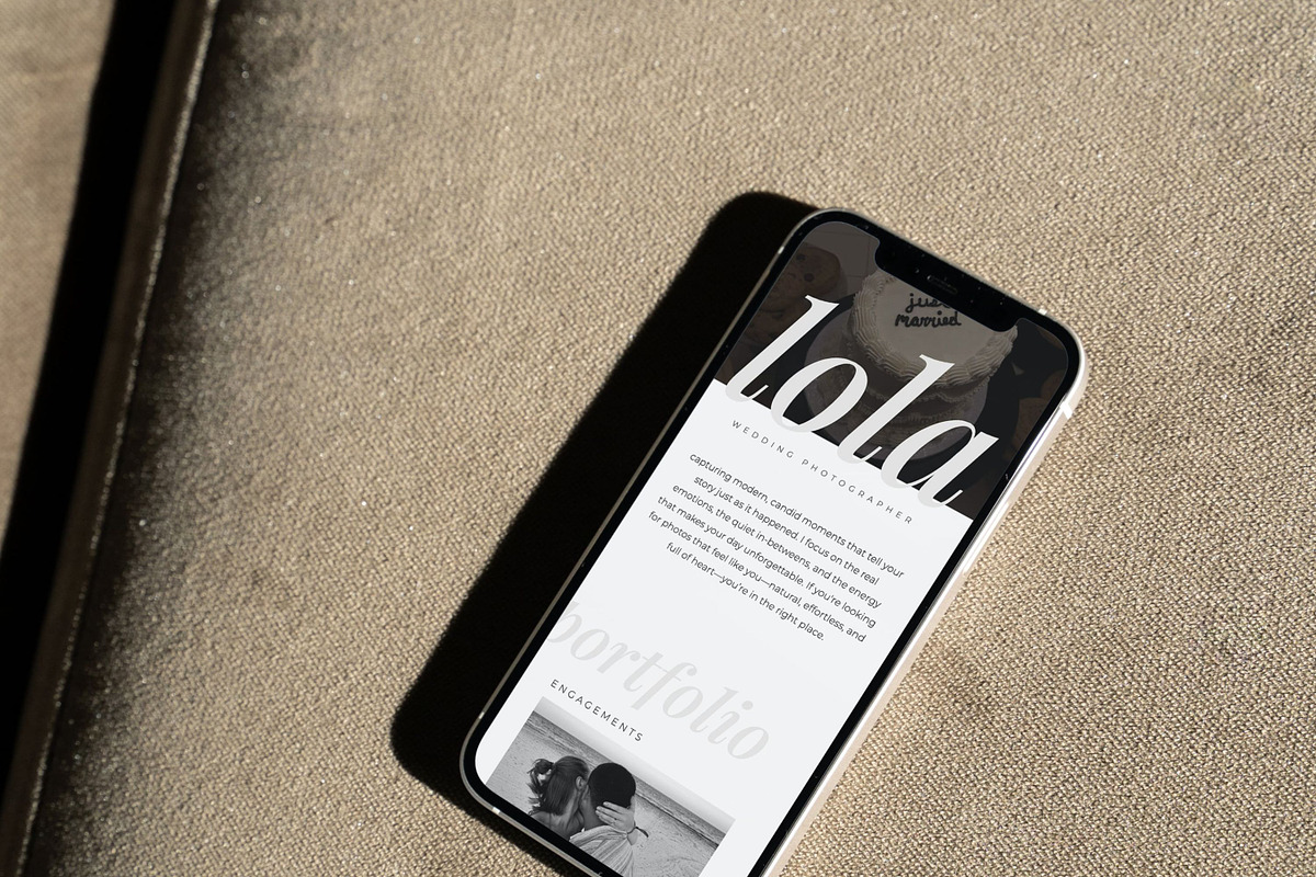 Showit Instagram Links Page Template, a Landing Page Template by Blush Created (Photo 8 of 15)