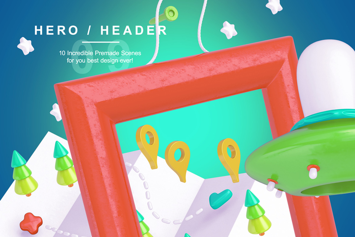 Bright Travel Items Scene Generator, a Product Mockup by mysuperproject (Photo 15 of 16)