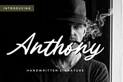 Anthony Signature Business Font, a Script Font by Creatype Studio (Thumbnail 1 of 8)