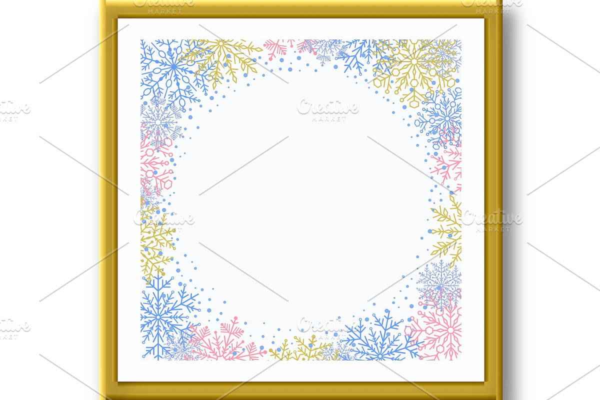 Winter Vector Greeting Card, a Texture Graphic by FineArtStudio (Photo 2 of 3)