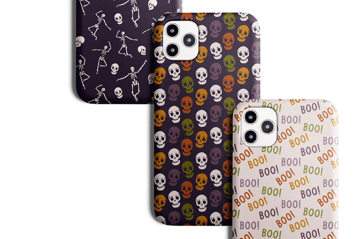 Halloween patterns cards elements, a Pattern Graphic by RevolutionizZed (Photo 8 of 17)