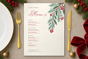 Elegant Christmas Menu Template, a Flyer Template by BrandPacks (Thumbnail 6 of 6)