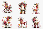 Floral Horse, an Illustration by CreationArt (Thumbnail 3 of 5)