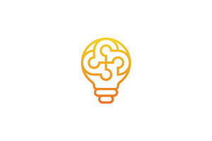 light bulb community outline logo, a Branding & Logo Template by Rasagama Studio