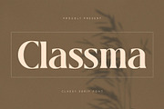 Classma – Modern Classy Serif Font, a Serif Font by BrandSemut (Thumbnail 1 of 9)