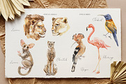 DELICATE AFRICA Watercolor, an Object Graphic by Cat In Colour (Thumbnail 8 of 12)