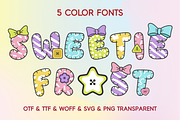 Sweetie Frost - 5 Color Fonts, a Sans Serif Font by Adalin Shop (Thumbnail 1 of 6)