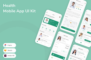 Health Mobile App UI Kit