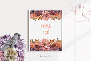 Watercolor Flower, Halloween Clipart, an Illustration by May • SHO (Thumbnail 17 of 17)