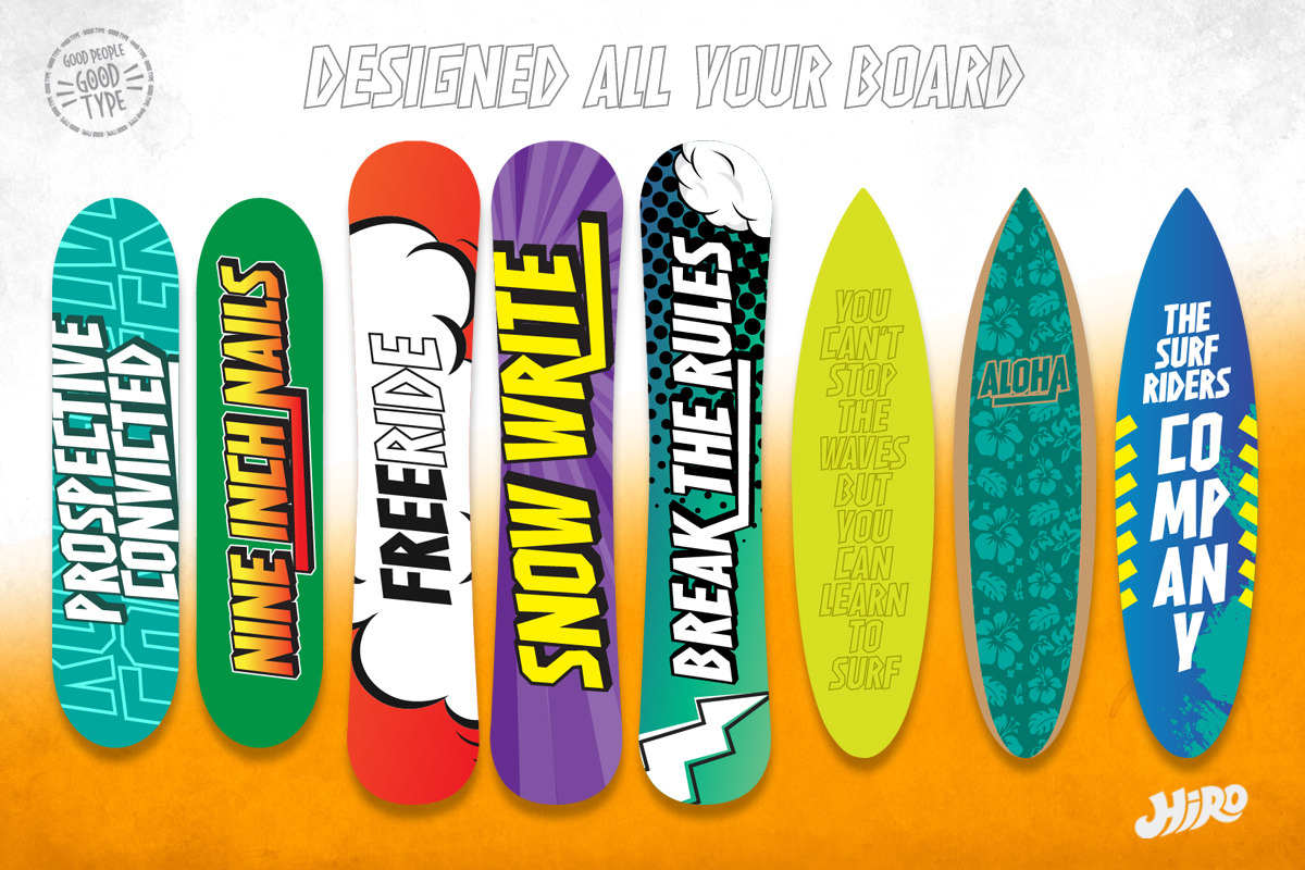HARDLINERS - Extreme Games Font, a Font by HIRO.std (Photo 14 of 15)