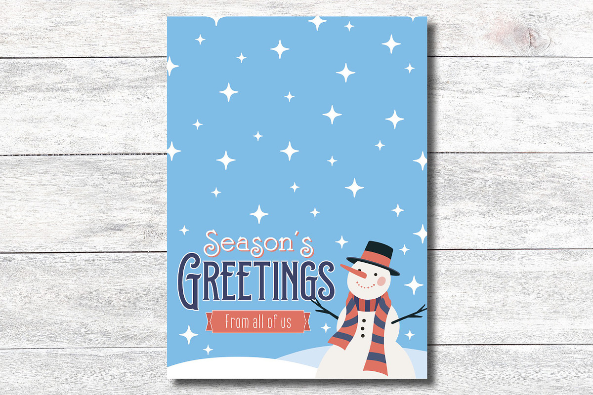 Season's Greetings Holiday Card, an Invitation Template by BF Studios (Photo 2 of 4)