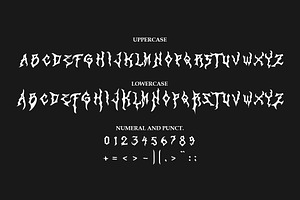 Zamruds Black Metal Font